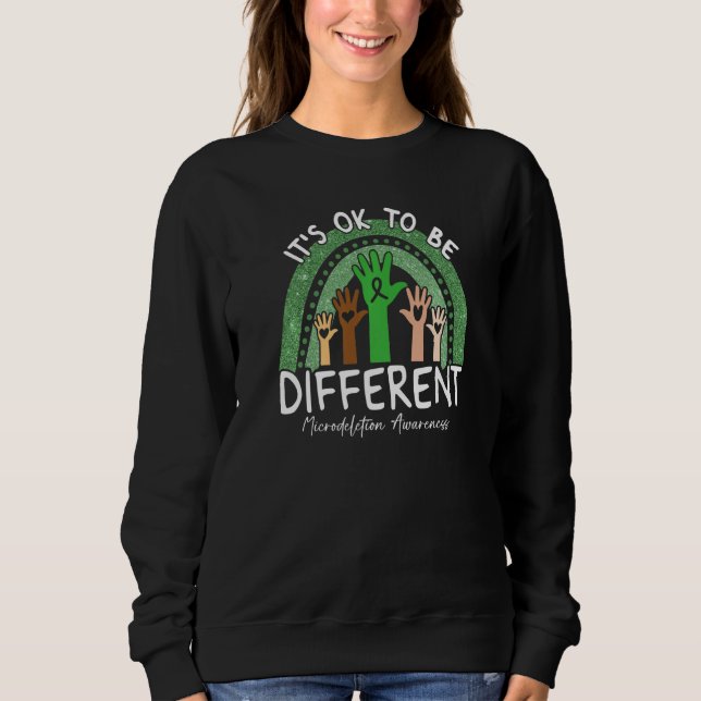 Sudadera It's Ok To Be Different Microdeletion Awareness Gr (Anverso)