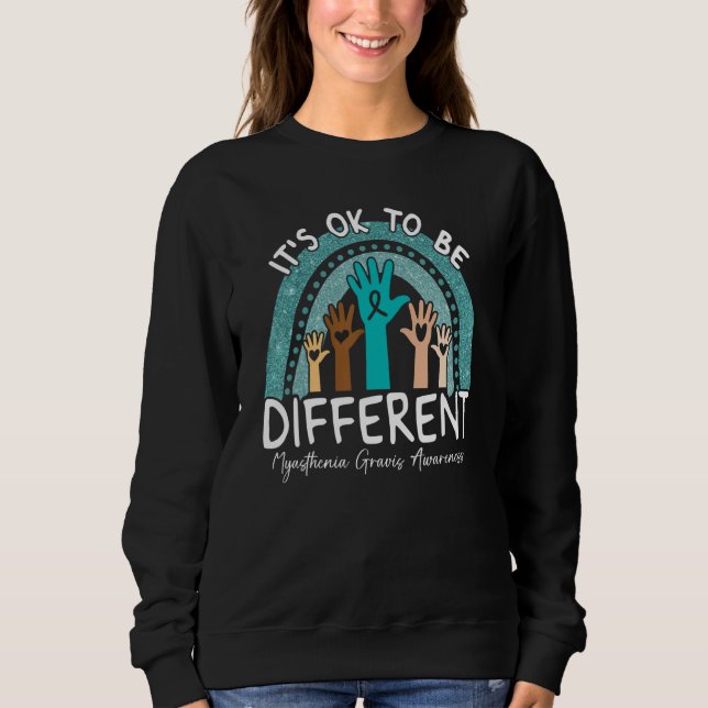 Sudadera It's Ok To Be Different Myasthenia Gravis Awarenes (Anverso)