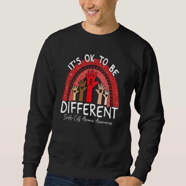 Sudadera It's Ok To Be Different Sickle Cell Anemia Awarene (Anverso)