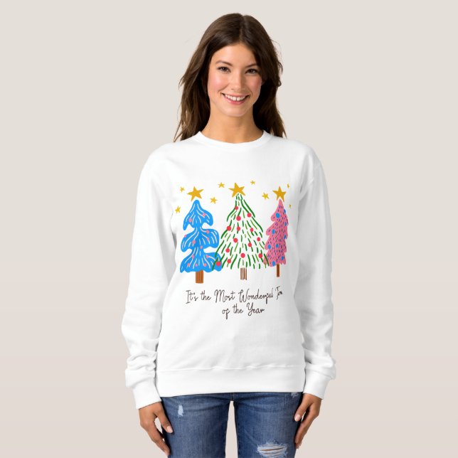 Sudadera It's The Most Wonderful Time Christmas  (Anverso completo)
