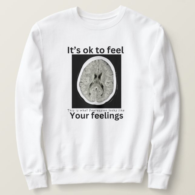 Sudadera itsoktosentisensaciones (Anverso del diseño)