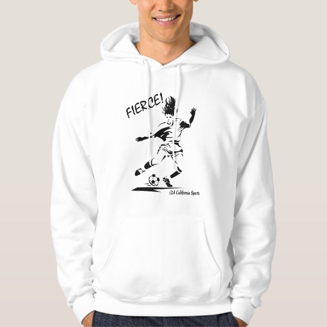 Sudadera ¡j2a feroz! Camiseta del fútbol de los chicas (Anverso)