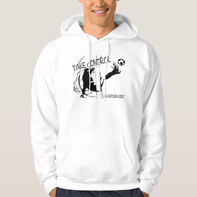 Sudadera j2A toman la camiseta del fútbol del control (Anverso)