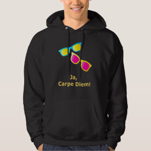 Sudadera Ja Carpe Diem Aproveche El Día Gafas De Sol