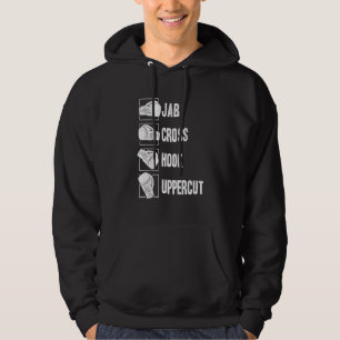 Sudadera Jab Cross Hook Uppercut Kickboxing Entrenador de B