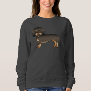 Sudadera Jabalí Perro Salchicha Pelo Rizado Dibujo Animado 