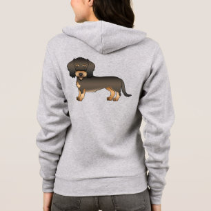 Sudadera Jabalí Perro Salchicha Pelo Rizado Dibujo Animado