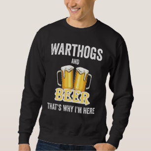Sudadera Jabalíes y cerveza por eso estoy aquí