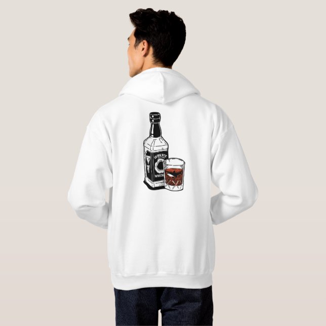 Sudadera Jack Daniels - Bourbon Shark (Reverso completo)