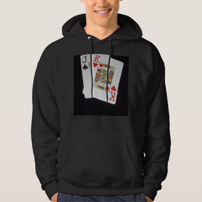 Sudadera Jack_King,-Cartas de Póquer,_Black_Hooded_Sweatshi (Anverso)