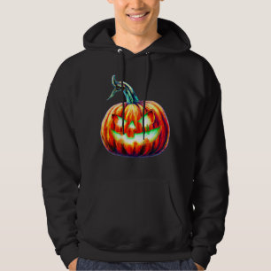 Sudadera Jack-o-Lantern RETRO Style Halloween BLACK Hoodie