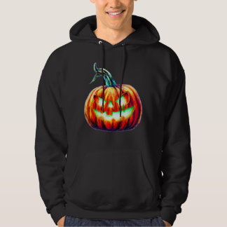 Sudadera Jack-o-Lantern RETRO Style Halloween BLACK Hoodie
