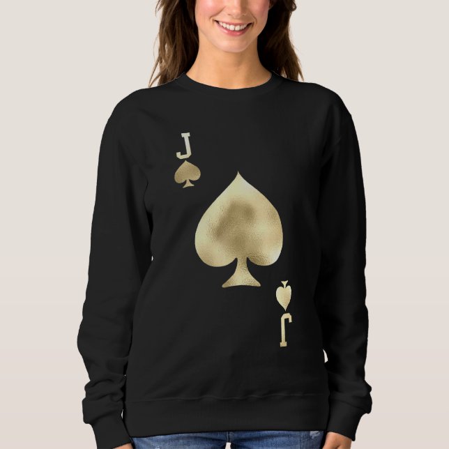 Sudadera Jack Of Spades - Jugando disfraz de Halloween con  (Anverso)