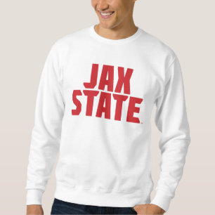 Sudadera Jacksonville State University JAX STATE Bold Red