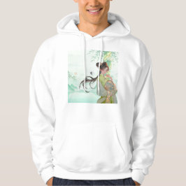Sudadera Jade Serenity: El Llanto de la Lluvia en el Jardín