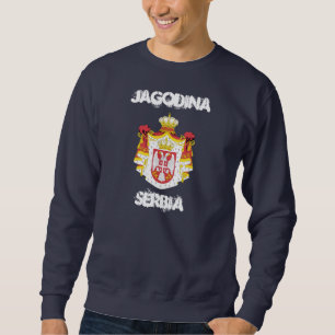 Sudadera Jagodina, Serbia con escudo de armas