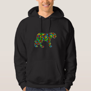 Sudadera Jaguar Funny Puzzle Animals Autism Awareness