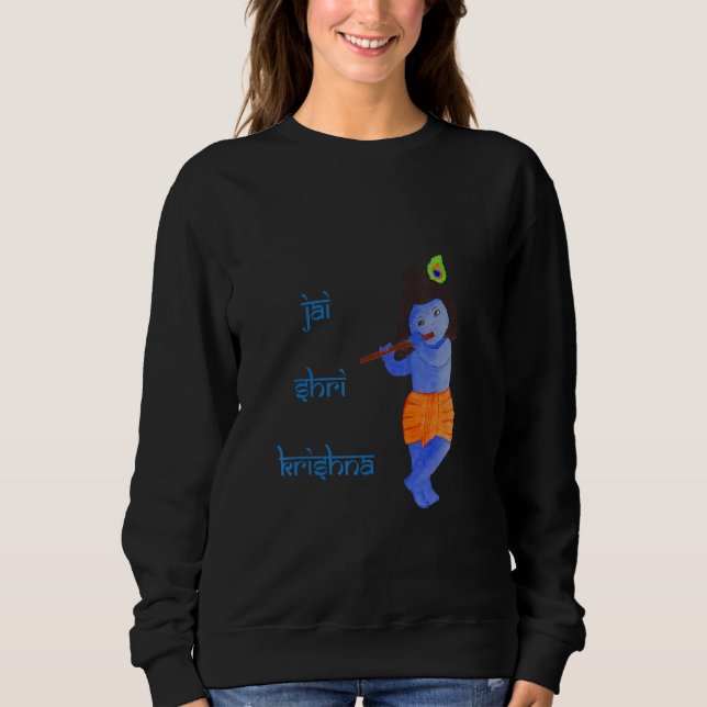 Sudadera Jai Shri Krishna (Anverso)