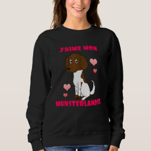 Sudadera J'aime Mon Munsterlander Perro suave
