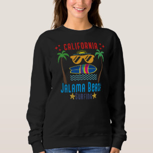 Sudadera Jalama Beach California Palm Trees Surfing Beach S