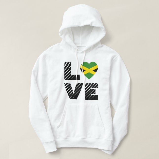 Sudadera Jamaica - AMOR (Diseño del anverso)
