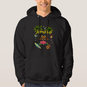 Sudadera Jamaica Beach Summer Palm Surf Sun Set Palm Trees