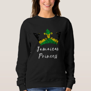 Sudadera Jamaica corona el orgullo de la princesa jamaiquin