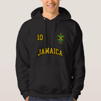Sudadera Jamaica Hoodie Número 10 Equipo deportivo de fútbo