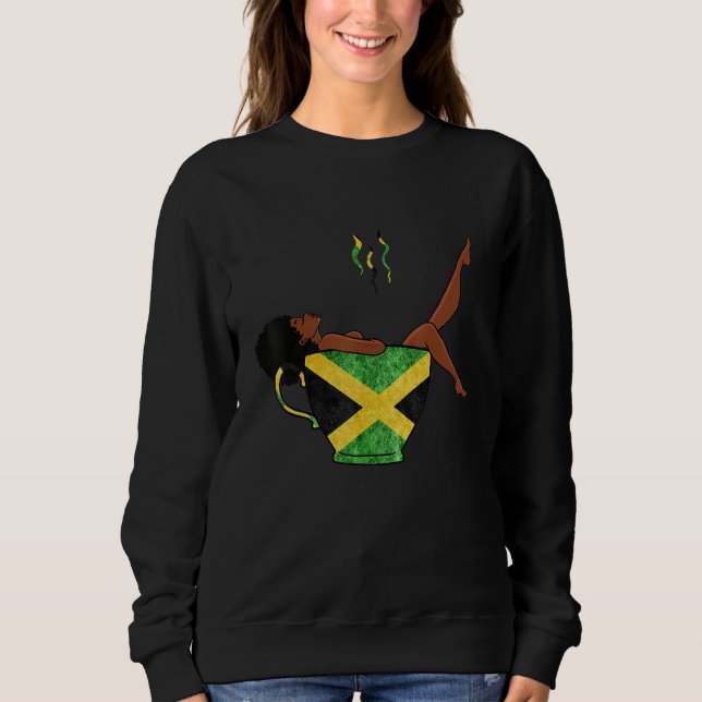Sudadera Jamaica independence day Coffee  Coffee Day Coffee (Anverso)