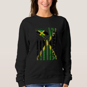 Sudadera Jamaica: La bandera jamaiquina de Estados Unidos