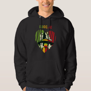 Sudadera Jamaica OVNI Reggae Heart Rasta Souvenir Rastafari