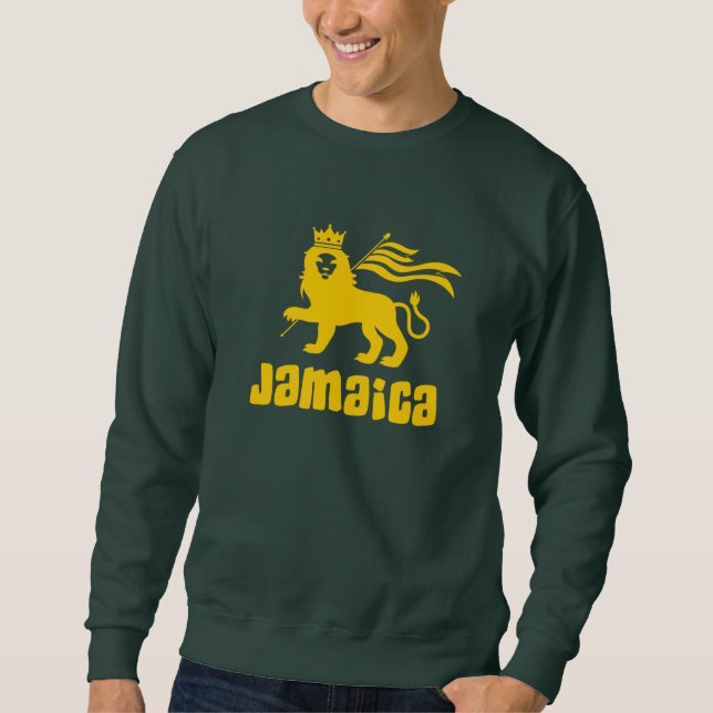 Sudadera Jamaica Rasta Lion (Anverso)