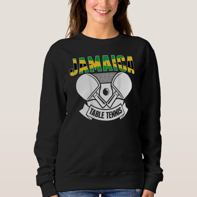 Sudadera Jamaica Table Tennis  Support Jamaican Ping Pong T (Anverso)