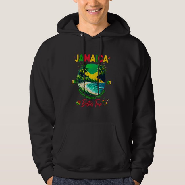 Sudadera Jamaican Birthday Besties Jamaica Vacation Matchin (Anverso)