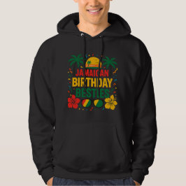 Sudadera Jamaican Birthday Besties Vacation Matchin Hoodie