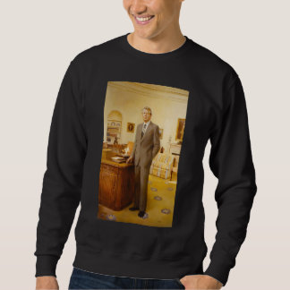 Sudadera James Earl Carter pintó retrato del presidente de