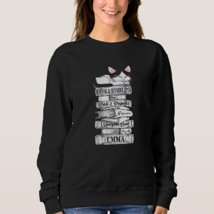 Sudadera Jane Austen Mr Darcy Romantic Cita Libro Literario