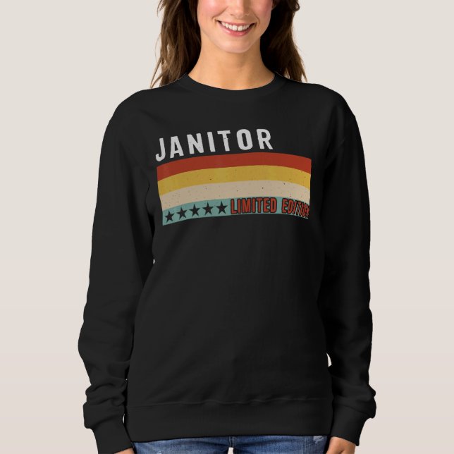 Sudadera Janitor Job Title Profession Worker Appreciation I (Anverso)