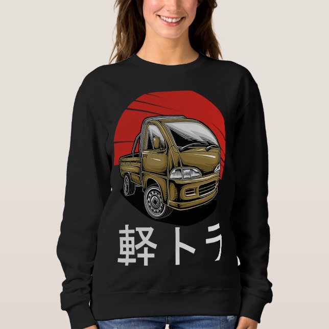 Sudadera Japan Mini Truck Kei Car Cab Over Compact 4wd Off  (Anverso)