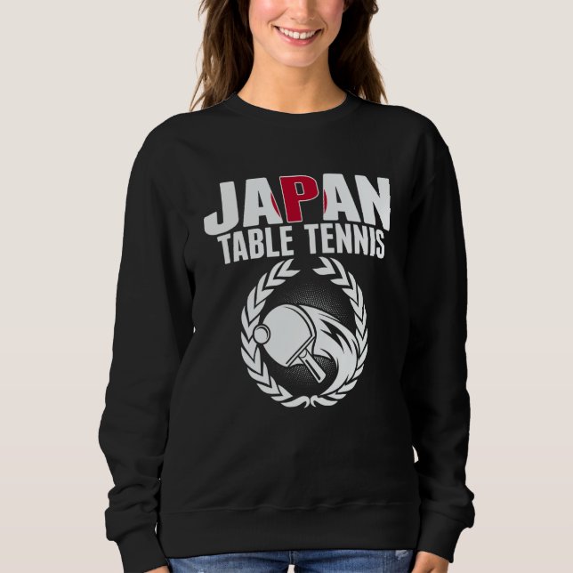 Sudadera Japan Table Tennis   Japanese Ping Pong Team Suppo (Anverso)