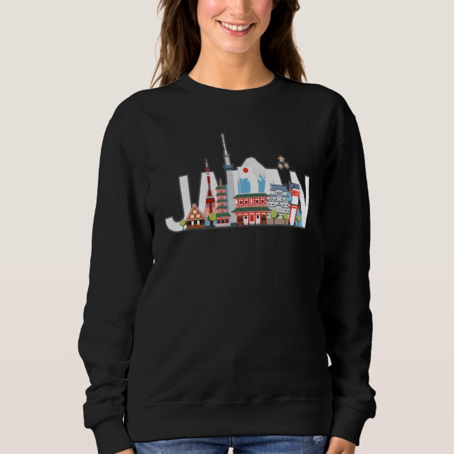 Sudadera Japan Tokyo Souvenir Gift Shirt Of Japanese Tokyo  (Anverso)