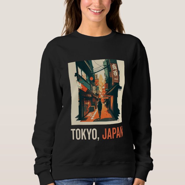Sudadera Japanese Aesthetic Tokyo Vaporwave Japan Lofi Fash (Anverso)
