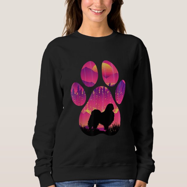 Sudadera Japanese Chin Paw Mom Dad Dog  Women Men (Anverso)