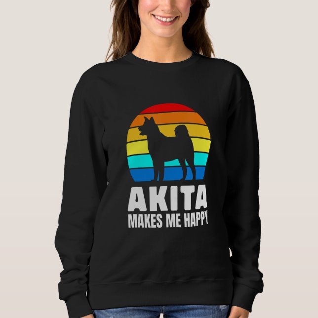 Sudadera Japanese dog breed lovers Akita (Anverso)