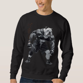 Sudadera Japanese Retro Anime Bulldog MMA Mixed Martial Art