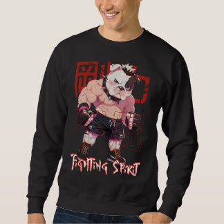Sudadera Japanese Retro Anime Bulldog MMA Mixed Martial Art