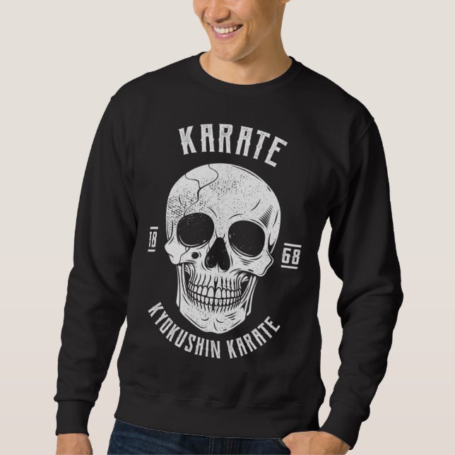 Sudadera Japanese Skull Karate (Anverso)