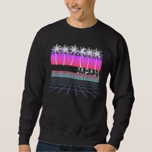 Sudadera Japón 80's 90s Vaporwave Estética Playa Retro Palm