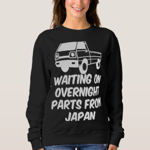 Sudadera Japón Esperando por las partes Mini Camión Kei 4wd