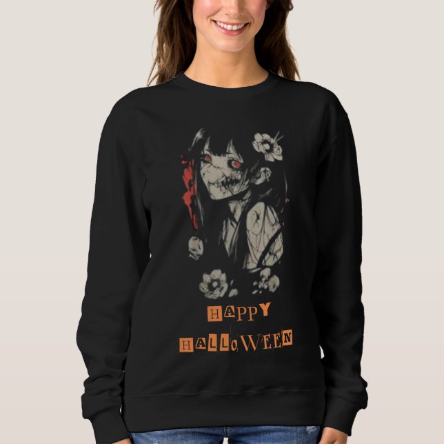 Sudadera Japón Feliz Halloween (Anverso)